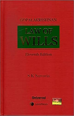 Law Of Wills(Hardcover, S.K.Sarvaria)