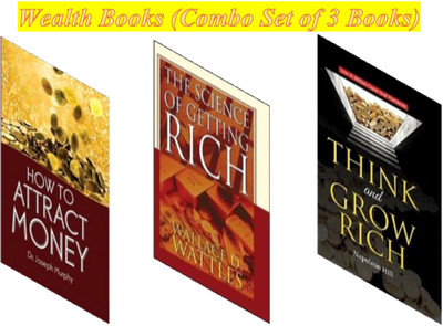 Wealth Books: How To Attract Money, The Science Of Getting Rich & Think And Grow Rich (Combo Set Of 3 Books)(Hardcover, Dr. Joseph Murphy, Wallace D. Wattles & Napoleon Hill)