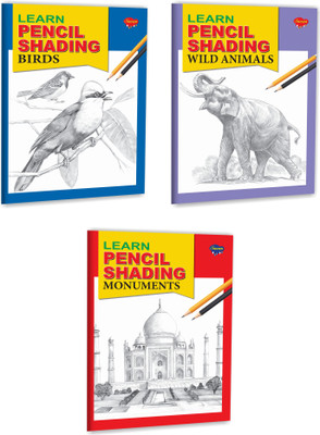 Kids Gift Pack Learn Pencil Shading | Pack Of 3 Books(Paperback, Sawan)