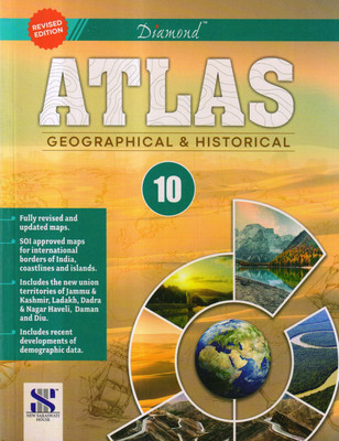 Diamond ATLAS - 10 GEOGRAPHICAL & HISTORICAL(Paperback, Arti Arora, Dr. Sudatta Bhattacharjee)