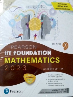Pearson IIT Foundation Mathematics Class 9, Revised As Per CBSE And NCERT Curriculum Guidelines With Includes Active App -To Gauge Self Preparation - 11th Edition 2023(Paperback, Pearson Education)