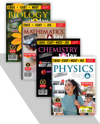 MTG Monthly Magazines Of January 2025 - Physics For You, Chemistry Today, Mathematics Today & Biology Today For JEE & NEET Exam 2025(Paperback, MTG Editorial Board)
