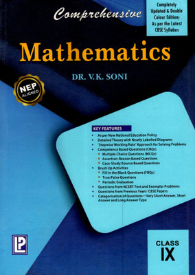 Comprehensive Mathematics For Class 9 (2025-26)(Paperback, Dr. V.K. Soni)