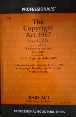 The Copyright Act,1957(Paperback, Professional)