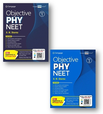 Cengage Neet Objective Physics Vol. 1 And 2 (2-Books Set) 4500 Quest. With Solutions(Paperback, B M Sharma)
