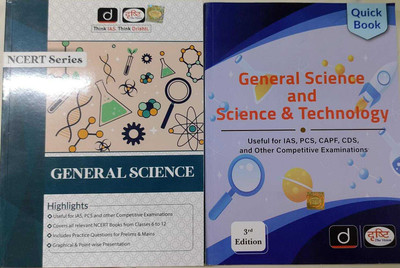 Drishti Ncert General Science And Drishti Quick Book General Science And Science And Technology (Paperback, Drishti)(Paperback, team experts)
