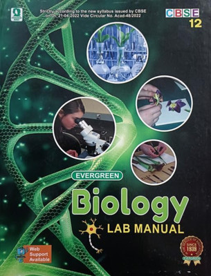 66
Evergreen CBSE Laboratory Manual In Biology Class-12
1 January 2023(Paperback, Raman soni)