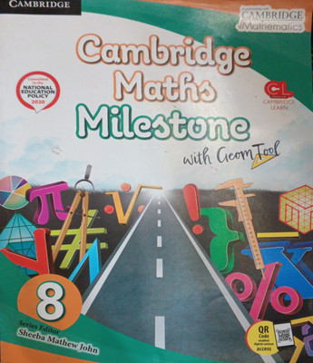 Maths Milestone With Geom Tool Class 8(Pepper back, Sheeba mathew john)