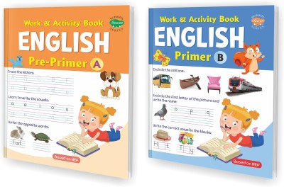 Work And Activity Book English Primer-A, Work And Activity Book English Primer-B | Set Of 2 Writing And Activity Books(Paperback, Manoj Publications Editorial Board)