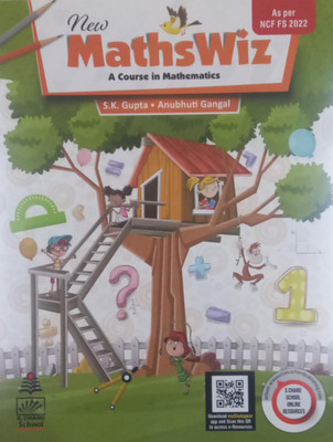 New Mathswiz A Course In Mathematics Class 1 New Edition 2023(Perfect Paperpack, S K Gupta)