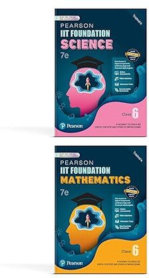 Pearson IIT Foundation'2025 Mathematics & Science Class 6 | For JEE, NTSE & Olympiad Exams| Free Access To Online Assessments, Video Solutions & Interactive Tests(Paperback, TRISHNA)