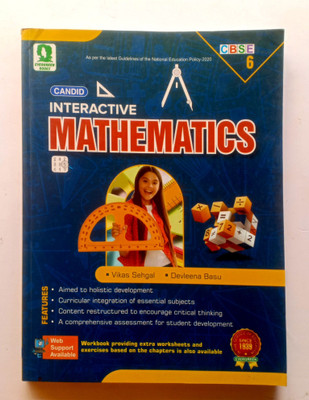 Candid Interactive Mathematics Class-6(Paperback, Vikas Sehgal, Devleena Basu)