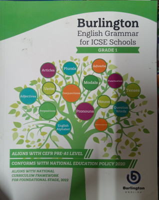 Burlington English Grammar For ICSE School Grade-1(Paperback, Panel of Author)