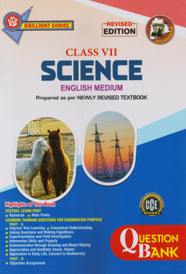 Telangana Class-VII Science Question Bank I As Per Newly Revised Textbook I 2025 Revised Edition(Paperback, VGS Expert Team)