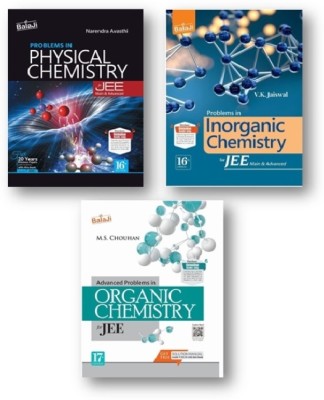 ADVANCED PROBLEMS IN ORGANIC CHEMISTRY , INROGANIC CHEMISTRY & Physical Chemistry For JEE Mains & Advanced (3-Books Sets With Free 3-Books )FOR JEE-2024(Paperback, V K JAISWAL (Inorg. Chem), M S CHAUHAN (Org. Chem), N A AVASTHI (Phy. Chem))