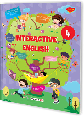 Interactive English – 4:A Perfect Guide For Unlocking Language Skills(Paperback, Sawan)