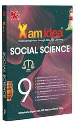 Xam Idea Class 9 Social Science (2025-26) | Latest CBSE Syllabus| NEP 2020 & NCFSE 2023 Aligned | With Competency-Focused & Free Response Qs | Self-Assessment Tests (English, Paperback, Unknown)(Paperback, `VK Global Publications Pvt. Ltd.)