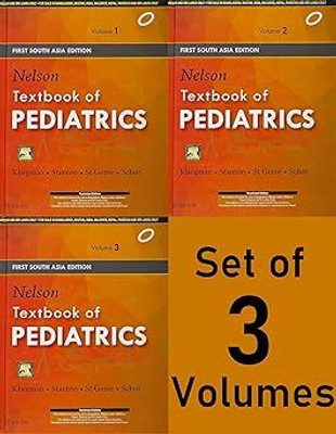 Nelson Textbook Of Pediatrics: First South Asia Edition, 3 Volume Set(Hardcover, Kliegman)