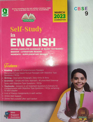 Evergreen Cbse Self-Study In English - Class 9 - For 2023 Exams(Paperback, K S PAUL)