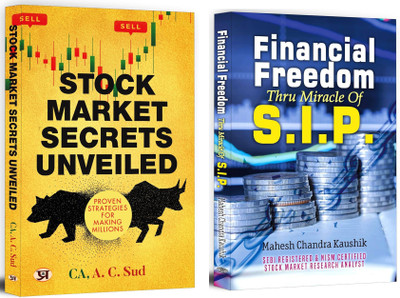 Stock Market Secrets Unveiled: Proven Strategies For Making Millions + Financial Freedom Thru Miracle Of S.I.P. | Unlock Wealth With Proven Strategies & Systematic Investments | SIP Investing | Financial Freedom (Set Of 2 Books In English)(Paperback, CA, A. C. Sud, Mahesh Chandra Kaushik)