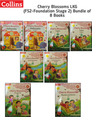 Collins Cherry Blossoms Class LKG - Foundation Stage 2 ( Bundle Of 8 Books)(Paperback, Rani Thippavazzula)
