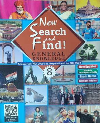 New Search And Find General Knowledge Class 8(Pepper back, Fr jude thadaivose)