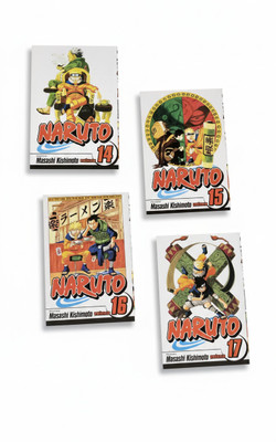 Naruto Volume 14-17(Paperback, MASASHI KISHIMOTO)