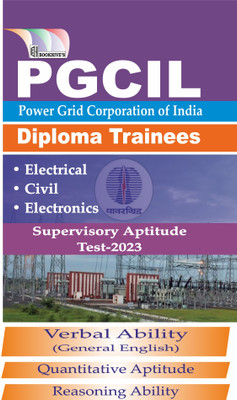PGCIL Diploma Trainees (Civil/Electrical/Electronics) Supervisory Aptitude Test 2023 || Power Grid Corporation Of India (Set Of 3 Books)(Paperback, CHETAN SAKHUJA)