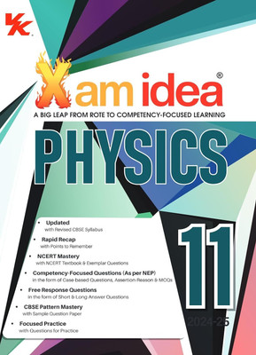 Xam Idea Physics Class 11 Book | CBSE Board | Chapterwise Question Bank | Based On Revised CBSE Syllabus | NCERT Questions Included | 2024-25 Exam(Paperback, Editorial Board)