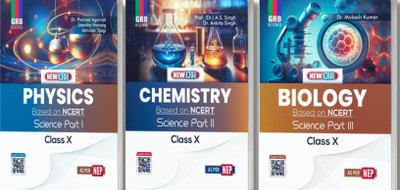 New Era Physics, Chemistry, Biology Class X – Science – Based On NCERT – As Per NEP For 2026 (Paperback)(Paperback, GRB)