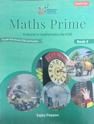 Maths Prime A Course In Mathematics For Icse 4(Pepper back, Sajay pappan)