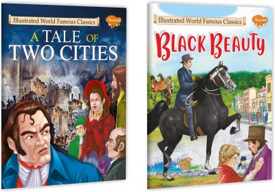 Collection Of Classic Stories For Children With Illustration Set Of 2 | A Tale Of Two Cities & Black Beauty(Paperback, Manoj)