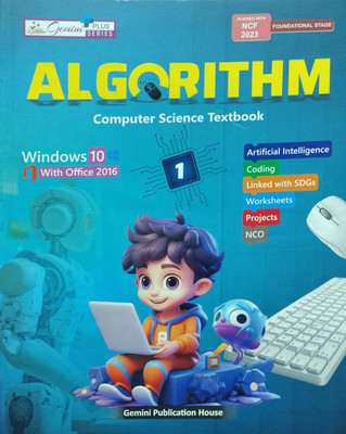 Algorithm Computer Science Textbook Class 1(Pepper back, Asha Sharma)