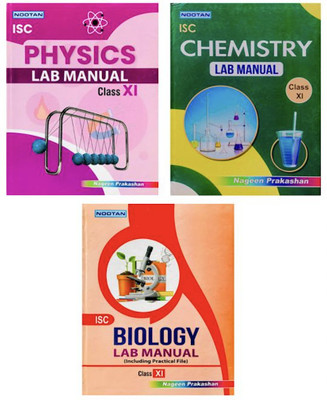 NOOTAN ISC LAB MANUAL Class XI COMBO OF 3 BOOKS (PHYSICS CHEMISTRY AND BIOLOGY) HARDCOVER(Hardcover, SC YADAV, DK JAIN, R K YADAV)