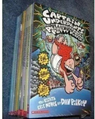 Captain Underpants Box Set (Set Of 10 Books)(Paperback, NILL)