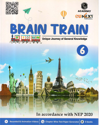 Brain Train Unique Journey Of General Knowledge 6 (PW ACADEMY)(Paperback, PHYSICS WALLAH)