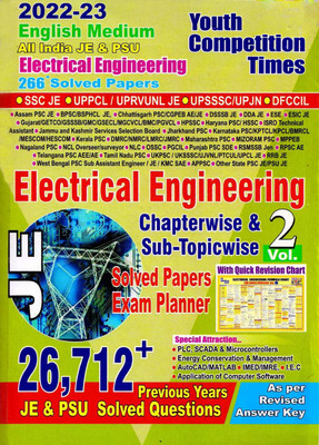 Electrical JE Chapterwise & SubTopicwise Vol.2 Solved Papers Exam Planner (English Medium)(Paperback, YCT)