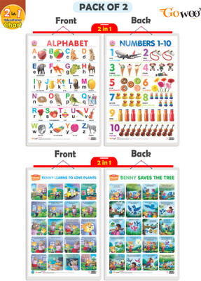 GO WOO Children Multicolor Wallpaper(46 cm x 76 cm, Pack of 2)