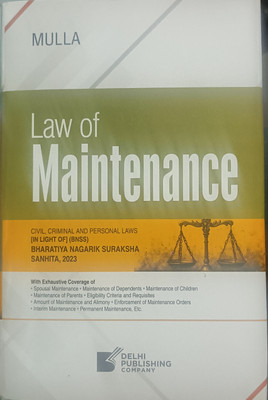 Law Of Maintenance(Hardcover, Mulla)