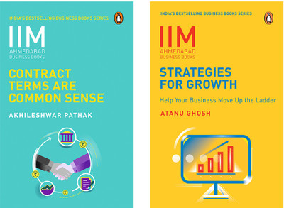 IIMA-Strategies For Growth : Help Your Business Move Up The Ladder & Contract Terms Are Common Sense- IIMA Series (SET OF 2 BOOKS)(Paperback, Atanu Ghosh & Akhileshwar Pathak)