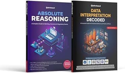 Banking Books Combo: (Set Of 2 Books) Absolute Reasoning And Data Interpretation By Oliveboard | Reasoning And Quant Books Combo For All Bank, Insurance And Regulatory Exams Paperback – 26 September 2022(Paperback, Oliveboard Comptech Pvt Ltd)