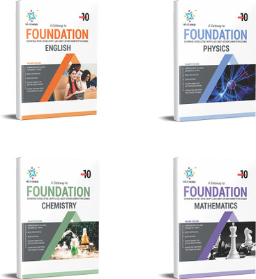 Hive Mind Foundation Course Class 10 English, Physics, Chemistry, Maths (4 Books Combo) For NTSE, STSE, JEE, NEET Olympiad Exam And Other Competitive Exams(Paperback, HiveMind Eduventures Editorial Board)