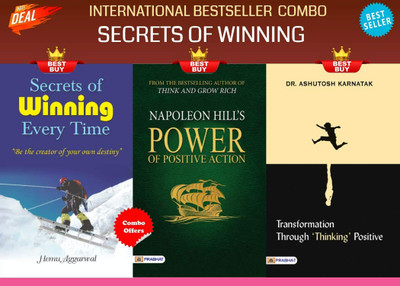 Secrets Of Winning (Set Of 3 Books) (Secrets Of Winning Every Time + Power Of Positive Action + Transformation Through ‘Thinking’ Positive)(Paperback, Hemu Aggarwal; Napoleon Hill; Dr. Ashutosh Karnatak) Secrets Of Winning (Set Of 3 Books) (Secrets Of Winning Every Time + Power Of Positive Action + Transformation Through ‘Thinking’ Positive)(Paperback, Hemu Aggarwal; Napoleon Hill; Dr. Ashutosh Karnatak)