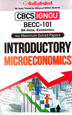 IGNOU BA Economics Hons. Help Guide (BECC-101, Introduction Microeconomics)(PAPER BINDING, GPH)