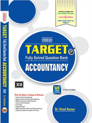 VInesh Target Question Bank In Accountancy XII Paperback – 1 January 2023-24(Paperback, Dr. Vinod Kumar)