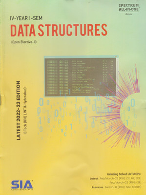 Data Structures (Open Elective-II) B.Tech IV-Year I-Sem R18 (JNTU-Hyderabad) Latest 2022-23 Edition(Paperback, SIA)