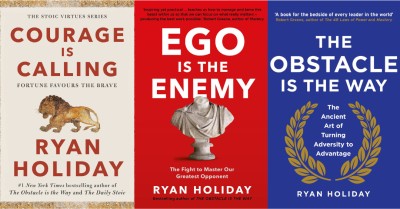 Courage Is Calling, Ego Is The Enemy, The Obstacle Is The Way(Paperback, Ryan Holiday)