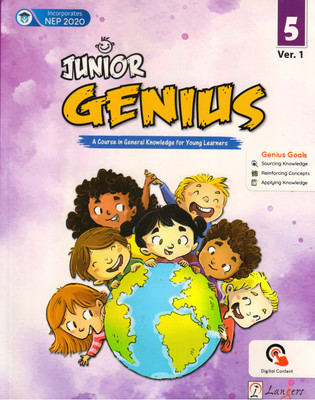 Junior Genius For CBSE Class - 5 Ver.1 (A Course In General Knowledge For Young Learners)(Paperback, Ajay Poonia)