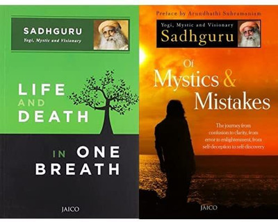 Life And Death In One Breath + Of Mystics & Mistakes (Set Of 2 Books) Combo Pack(Paperback, Sadhguru)