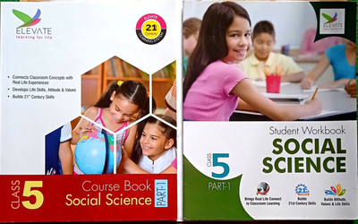 Social Science Class- 5 Part- 1&2 Course Book With Workbook (Old Book)(Paperback, Editorial)